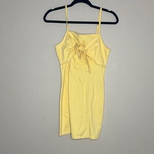 MINKPINK Yellow Spaghetti Strap Dress size small